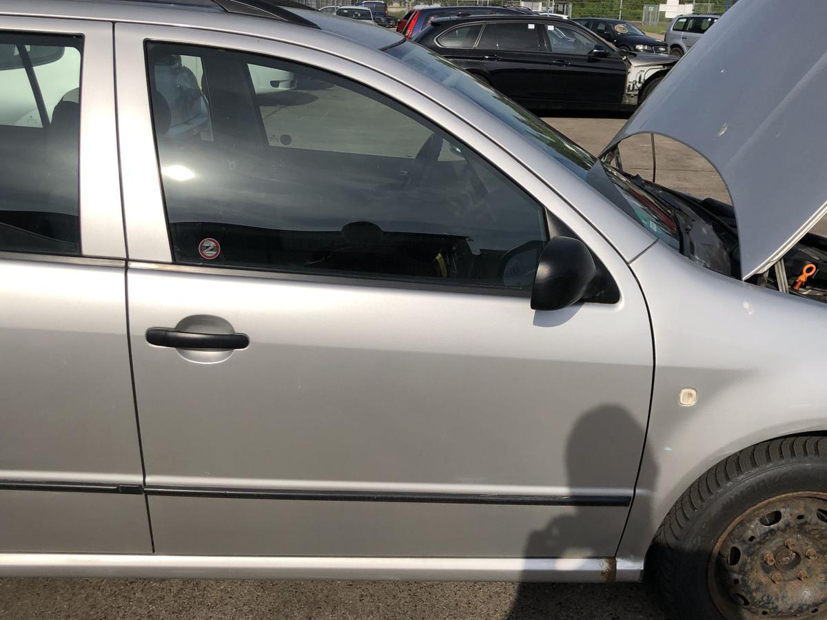Skoda Fabia 6Y T&uuml;r vorn rechts Beifahrert&uuml;r Rohbau LF7T Diamant Silber Metallic
