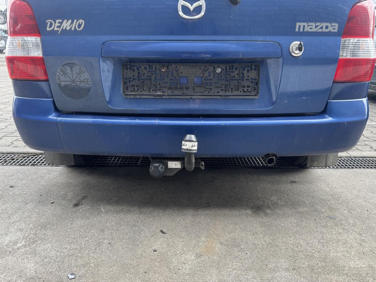Mazda Demio original Sto&szlig;stange Stossf&auml;nger hinten 20P Innocent Blue Pearl Bj.2000