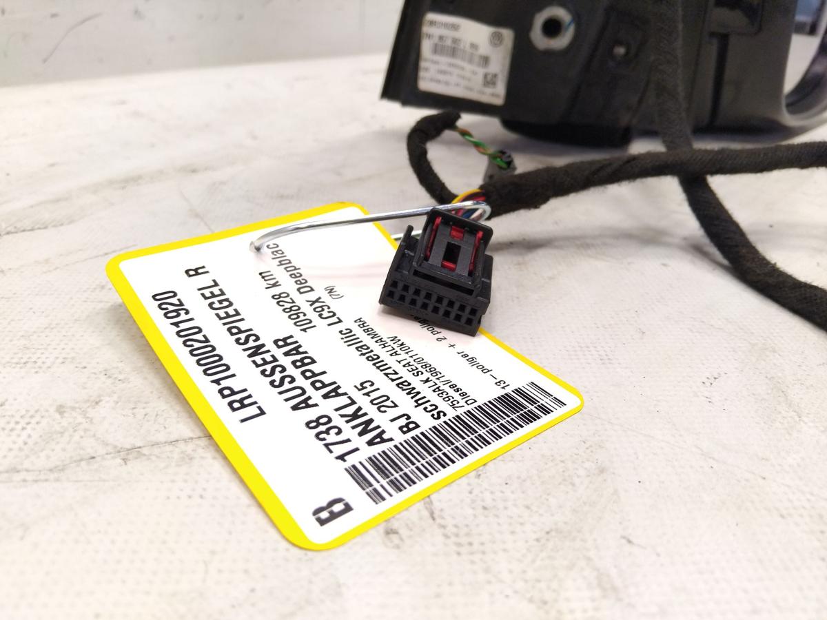 Seat Alhambra 7N original Au&szlig;enspiegel rechts elektrisch anklappbar Bj.2015 13+2pin