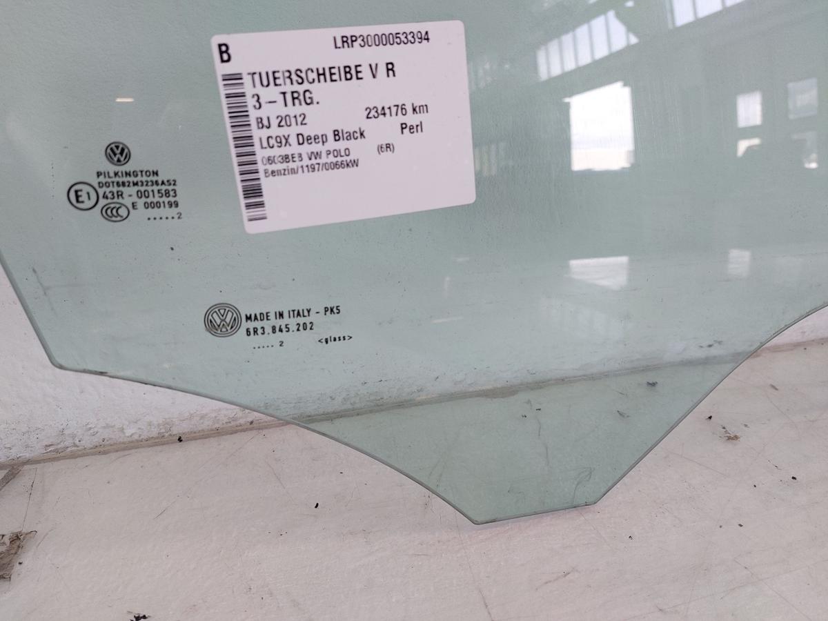 VW Polo 6R Türscheibe Scheibe vorn rechts nur für 3 türer Colorglas