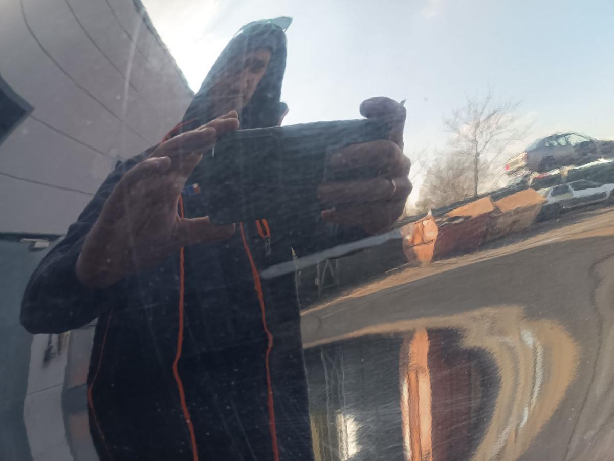 Mercedes A-Kl. W168 original Kotfl&uuml;gel links Seitenteil 696 Nachtschwarz Bj 1999