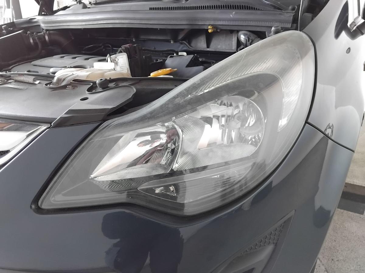 Opel Corsa D original Scheinwerfer vorn links 13446801 schwarz Facelift BJ2014