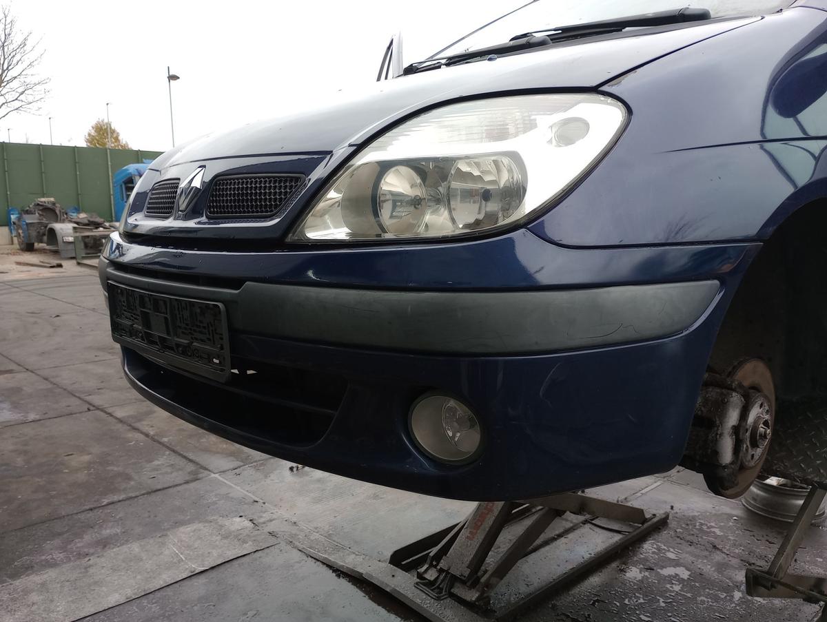 Renault Megane Scenic I orig Stoßstange Stossfänger vorn F43 Tintenblau Bj 2003