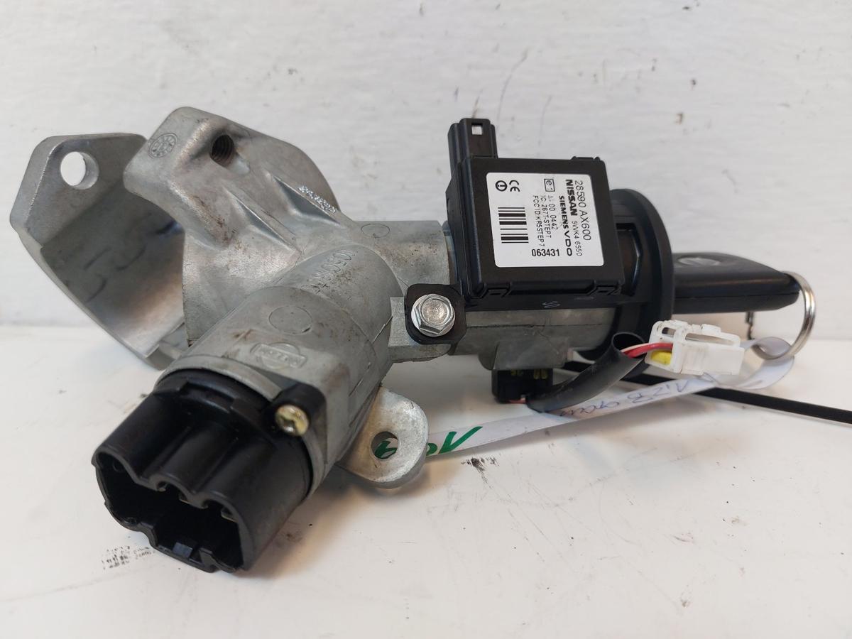 Nissan Micra K12 Z&uuml;ndschloss Lenkschloss 1 Schl&uuml;ssel keine Defekte Text lesen