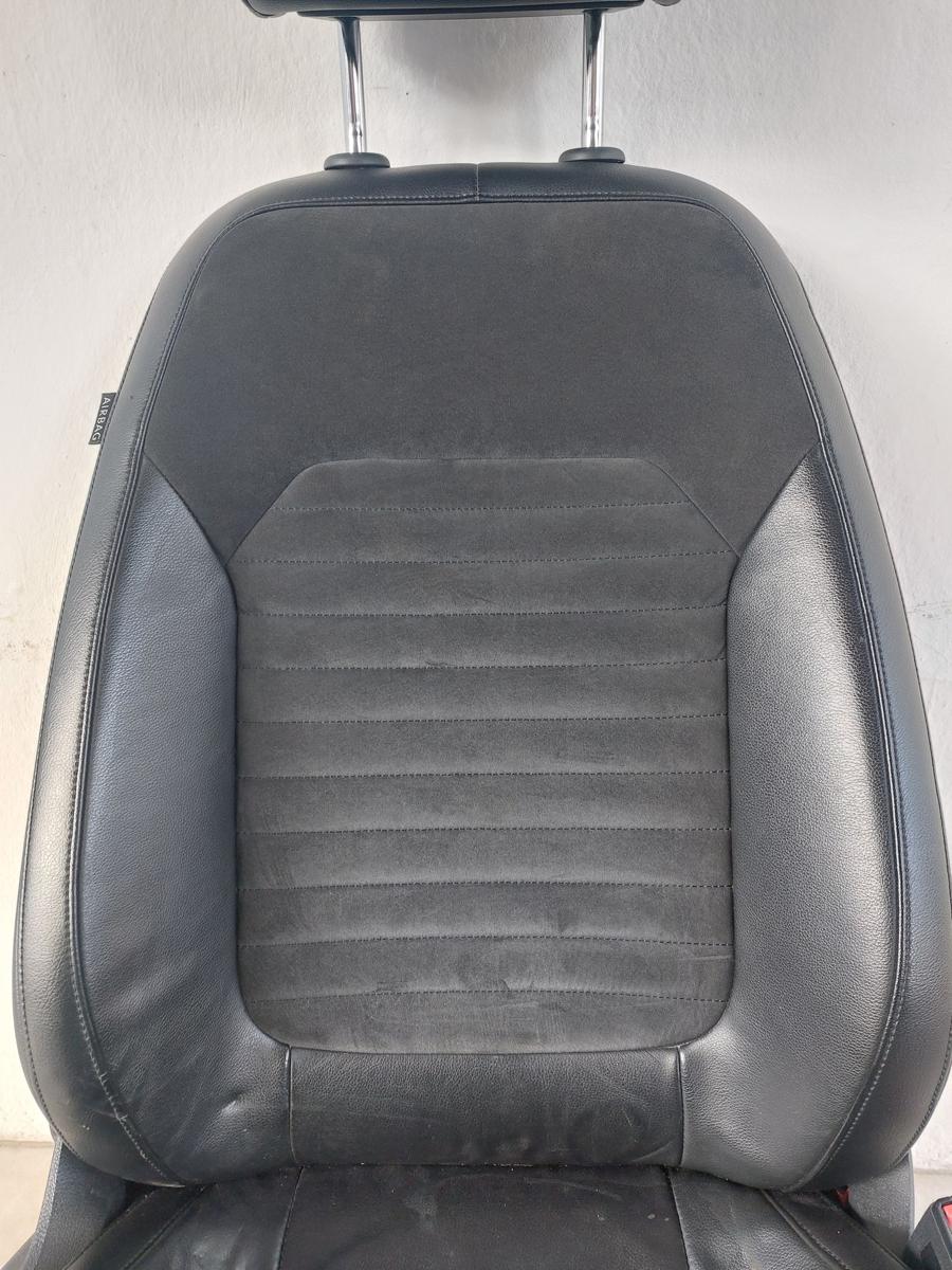 VW Passat 3C B7 Variant Sitz vorne rechts Alcantara Beifahrersitz Heizung