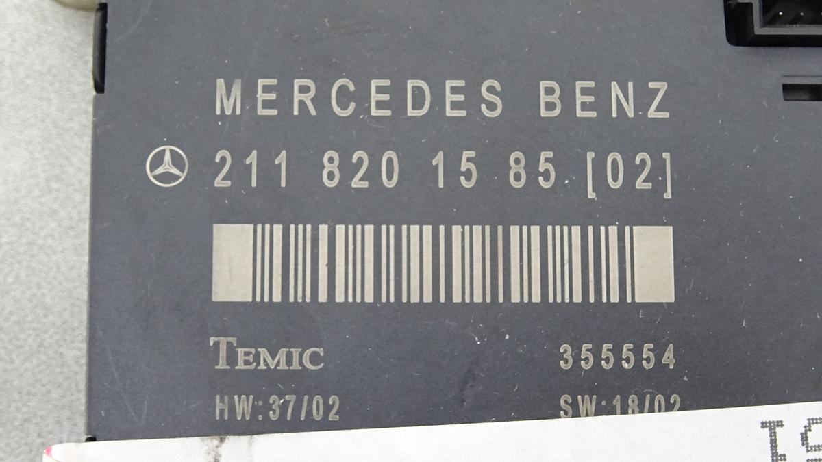 Mercedes E Klasse W211 Türsteuergerät vorn links A2118201585 355554