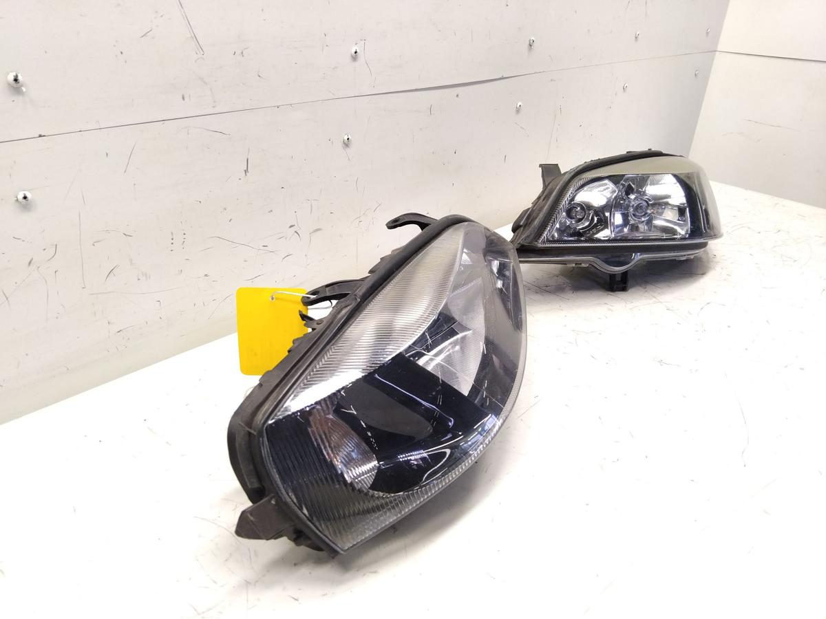 Opel Astra G Satz Scheinwerfer schwarz mit LWR Bj.2000