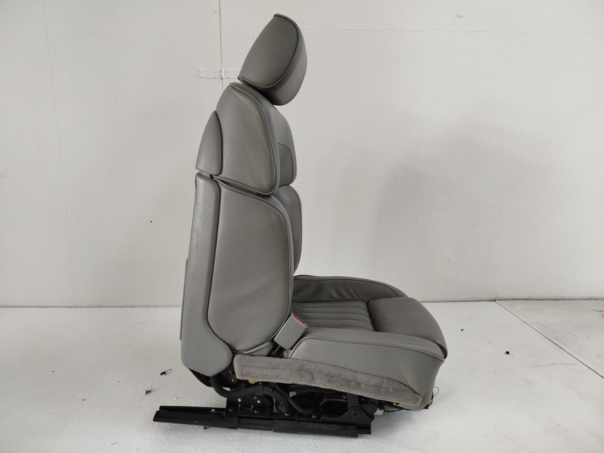 VW Phaeton 3D Sitz vorn links grau Ledersitz Memory Massage Heizung Lüftung