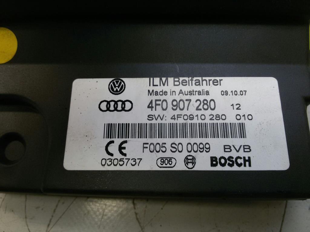Audi A6 4F Bj.2007 original Steuergerät ILM Beifahrer 4F0907280 SW: 4F0910280