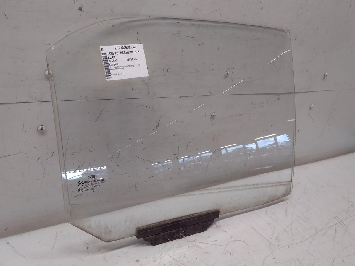 Kia Picanto II TA original T&uuml;rscheibe hinten rechts Klarglas 5-t&uuml;rig BJ2012
