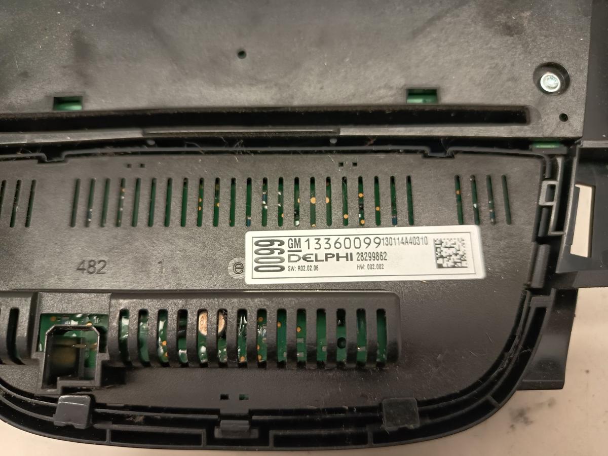 Opel Meriva B original Heizungsbet&auml;tigung Klimabedienteil 13362778 Bj 2013