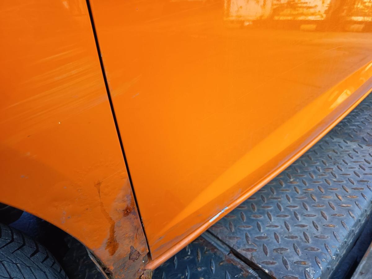 Seat Ibiza 6J 3t&uuml;rer original T&uuml;r links Fahrer Rohbau P2C Luminarange Bj 2009