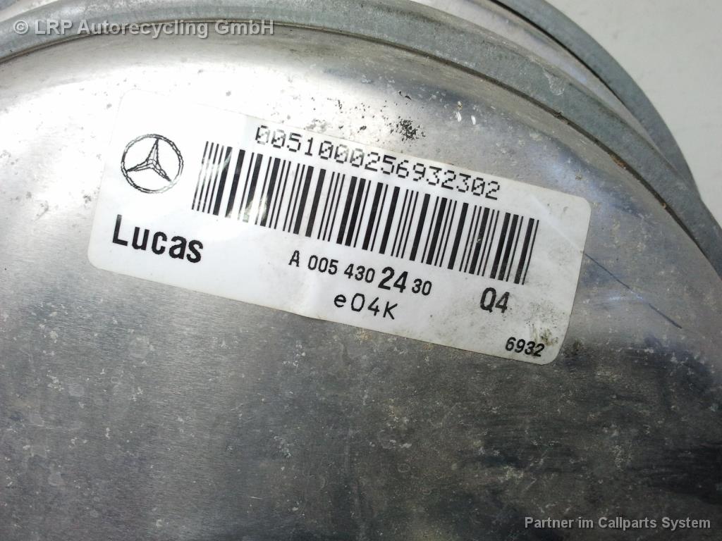 Mercedes Benz C215 Bremskraftverstärker 0054302430 original