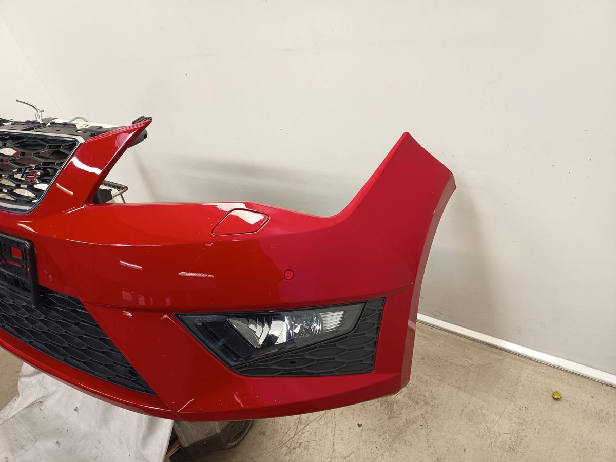 Seat Leon ST FR 5F orig Stoßstange Stoßfänger vorn mit PDCSWR LS3H -Rot Bj 2015