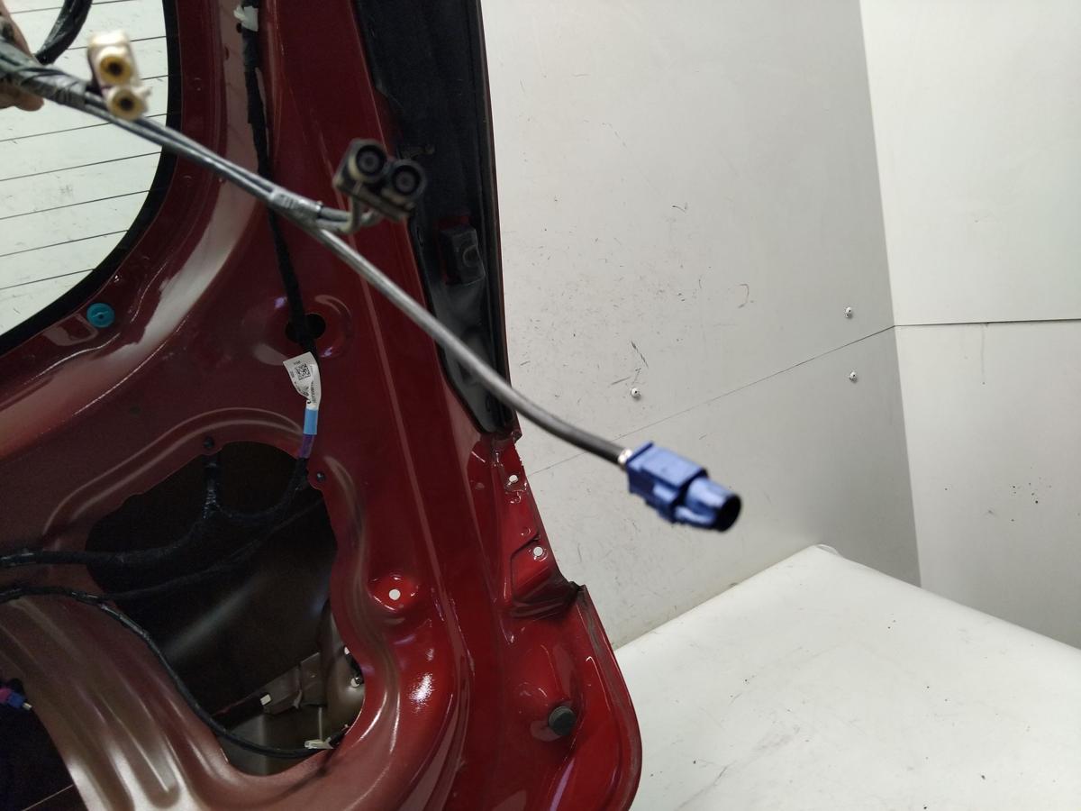 Tesla Model S Facelift Heckklappe sunset red PPMR mit Heckscheibe Bj.2019