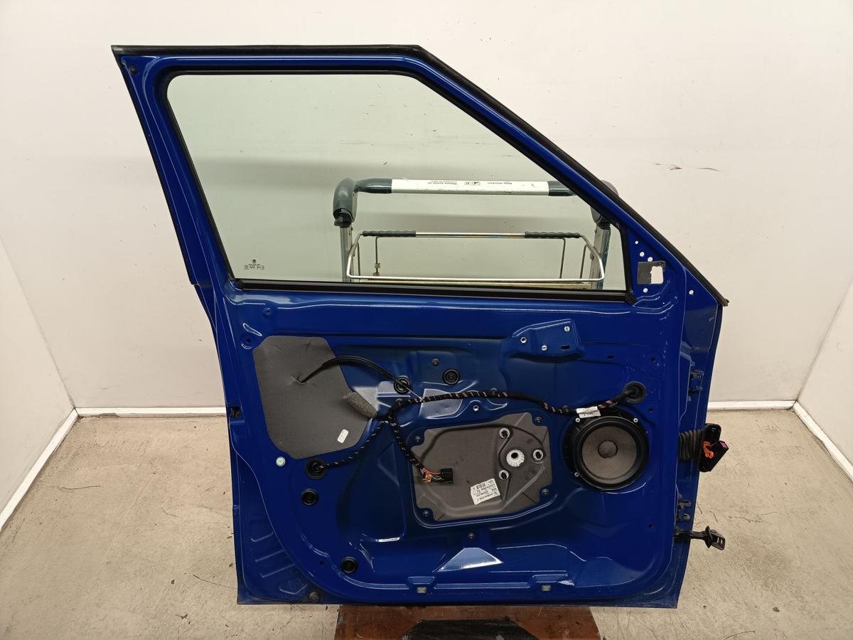 Skoda Fabia 5J original T&uuml;r vorne links LF5K Dynamikblau Baujahr 2009