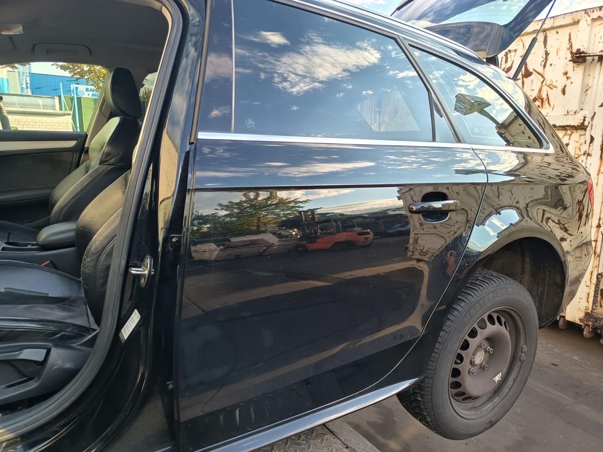 Audi A4 B8 8K Avant original T&uuml;r hinten links Fond Y9B Brillantschwarz Bj 2009