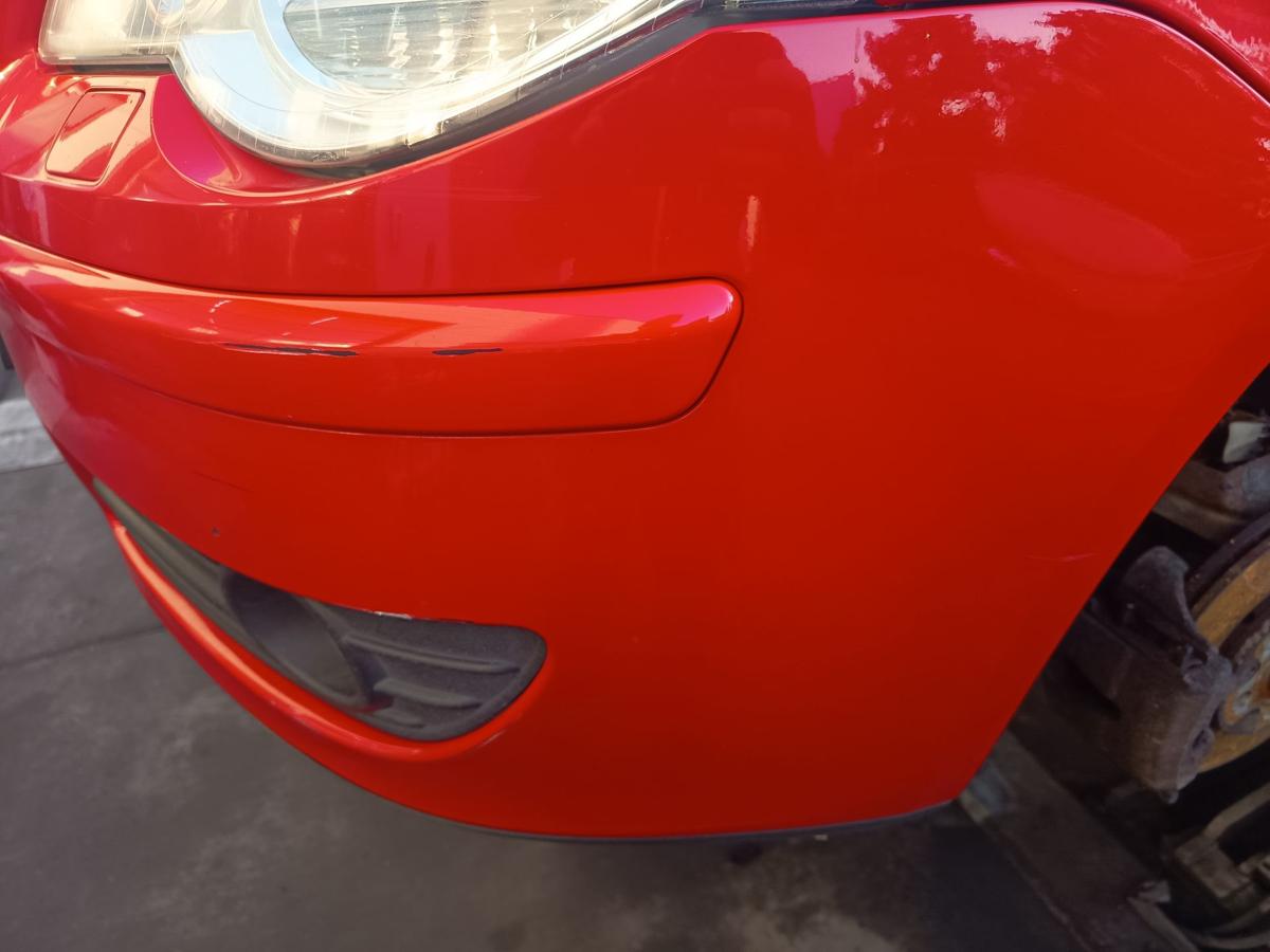VW Polo 9N3 original Stoßstange Fänger vorn/Front P3G Flashrot Bj 2006