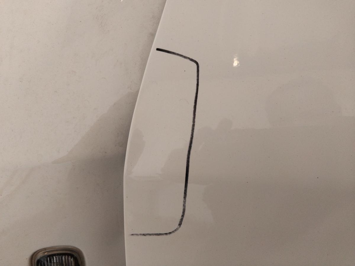 Skoda Fabia 2 5J Facelift Tür vorn links Fahrertür candyweiss 1026 BJ2011