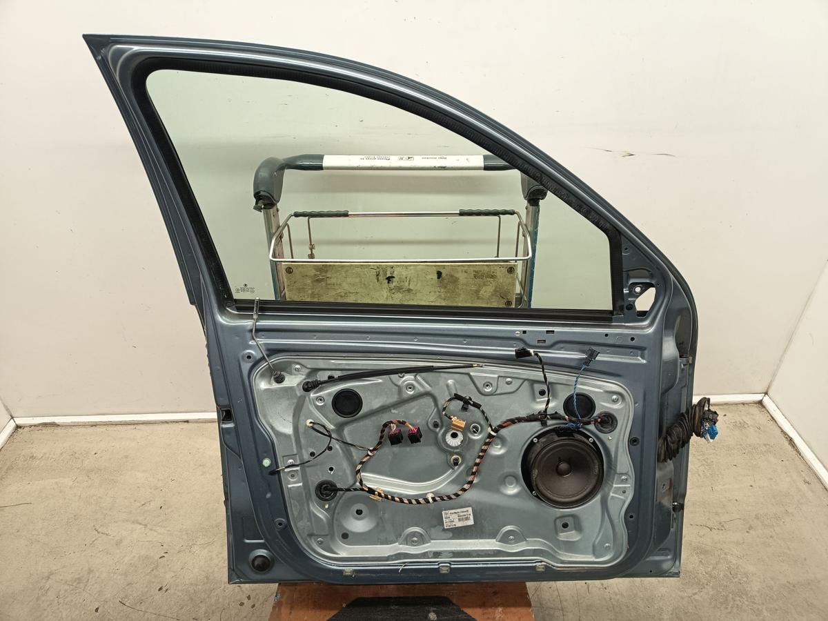 Skoda Fabia 6Y original T&uuml;r vorne links LF7U Stone Grey Metallic Baujahr 2004