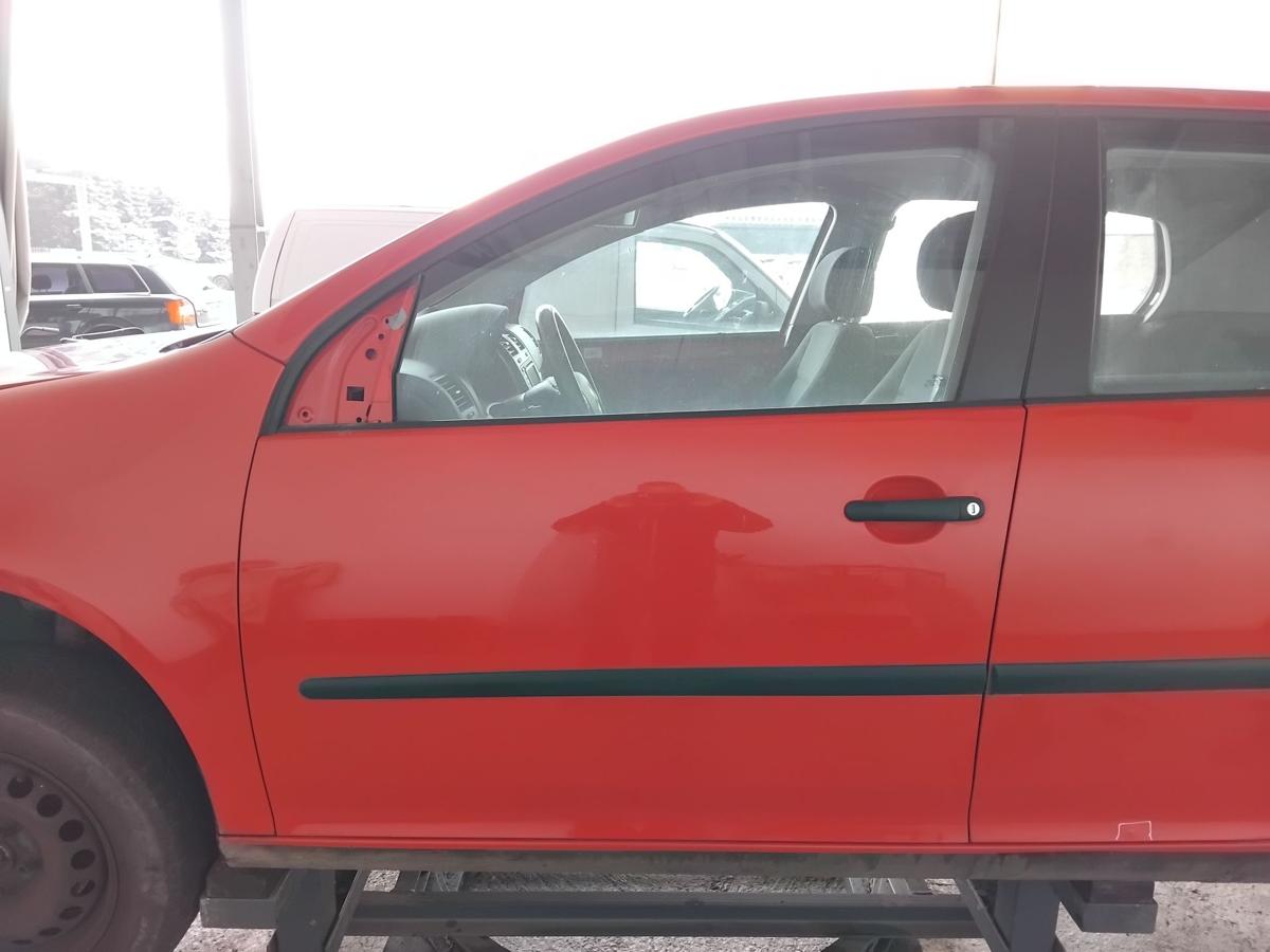 VW Golf 5 1K Tür vorn links Fahrertür tornadorot LY3D 5-türig BJ2004 Fließheck