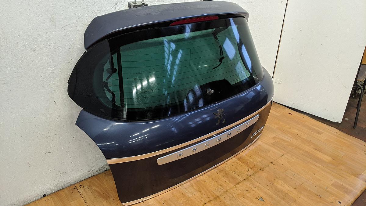 Peugeot 308 SW Bj 09 Heckklappe Heckscheibe blau KHH