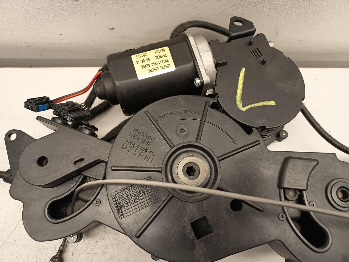 Citroen C8 original Motor Schiebet&uuml;r Schiebet&uuml;rmotor links 16835853 Bj 2009