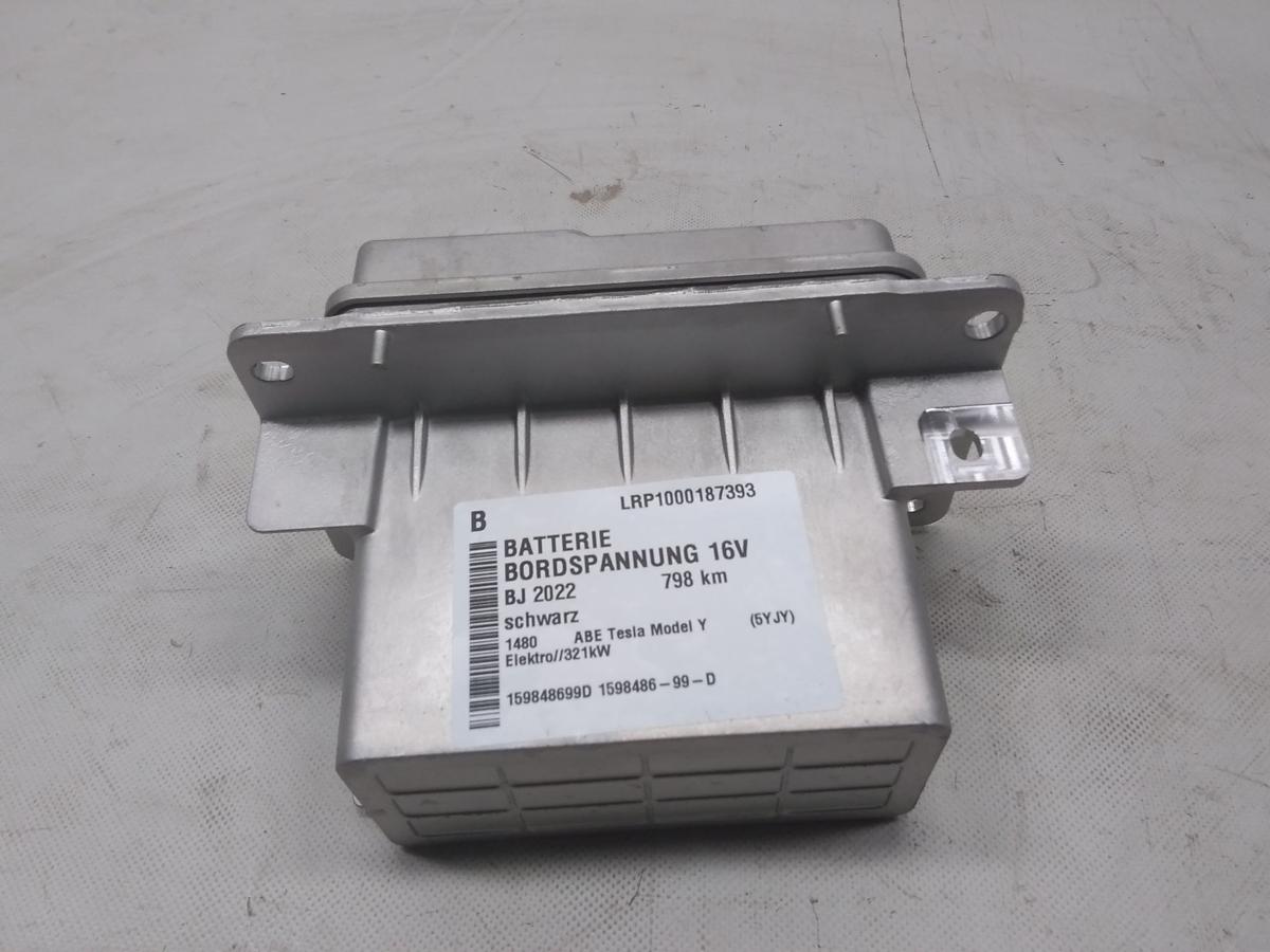 Tesla Model Y original Batterie Bordspannung 16V 1598486-99-D BJ2022