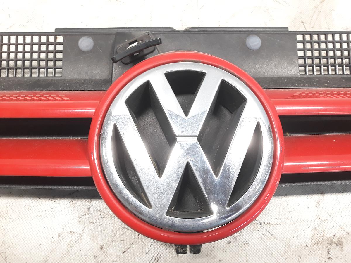 VW Golf 4 Bj.1999 original Kühlergrill Emblem flashrot LP3G