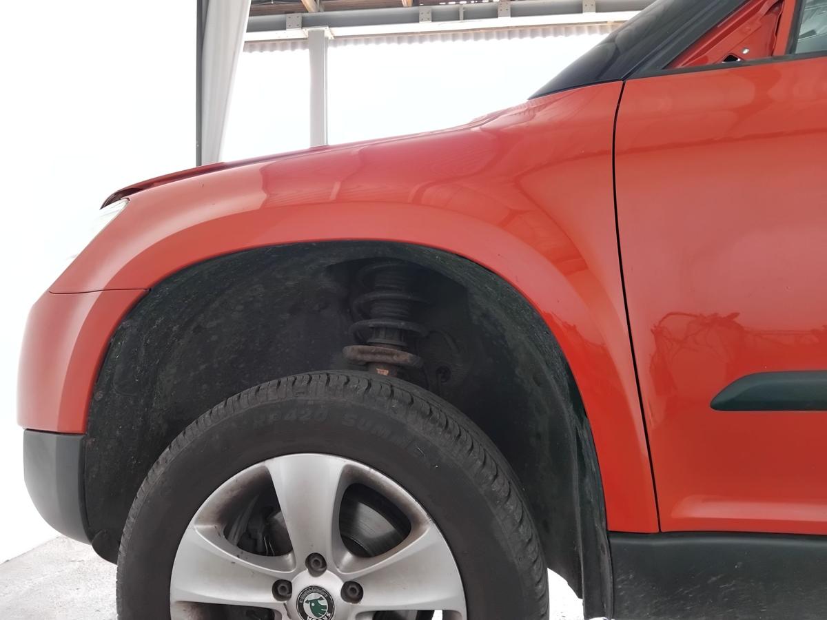Skoda Yeti 5L original Kotflügel vorn links LF3K Corrida Red BJ2010 Skoda Yeti 5L original Kotflügel vorn links LF3K Corrida Red BJ2010