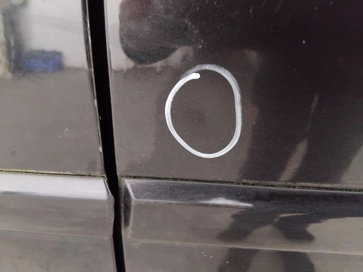 Audi A4 8E B6 Limousine Tür hinten links LZ9W ebonyschwarzmetallic BJ2002