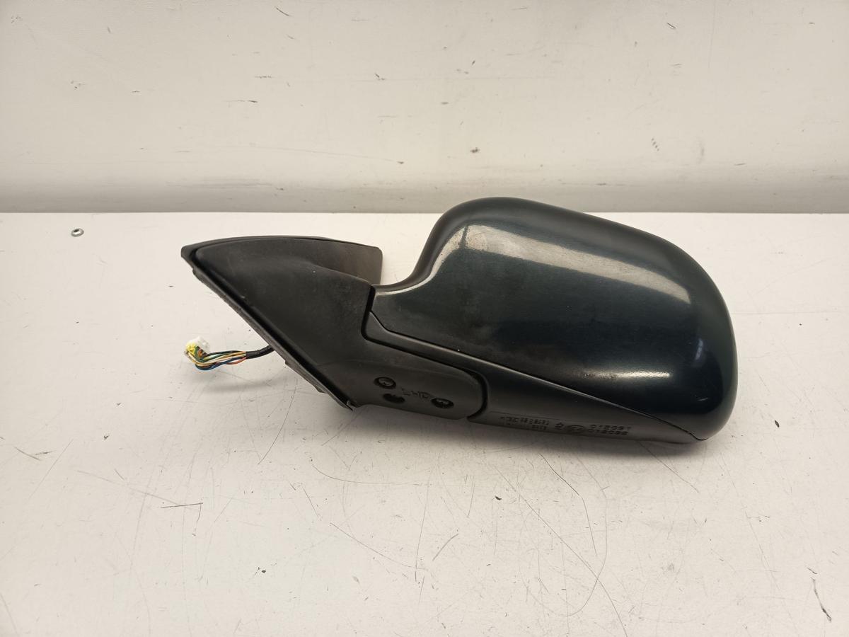 Mitsubishi Galant orig Au&szlig;enspiegel links elektr anklappbar X08 schwarz Bj 02