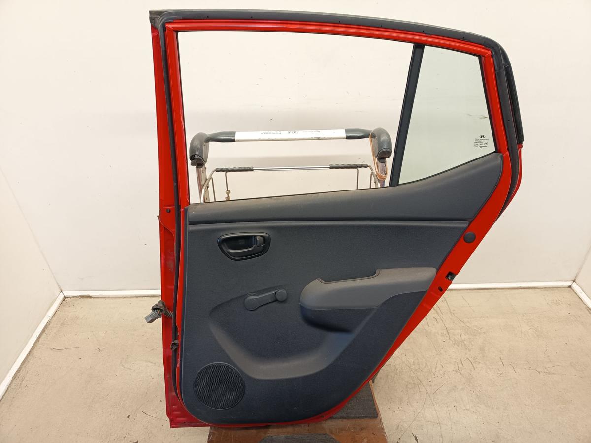 Hyundai i10 PA original T&uuml;r hinten rechts Fond H4 Electric red Bj 2009