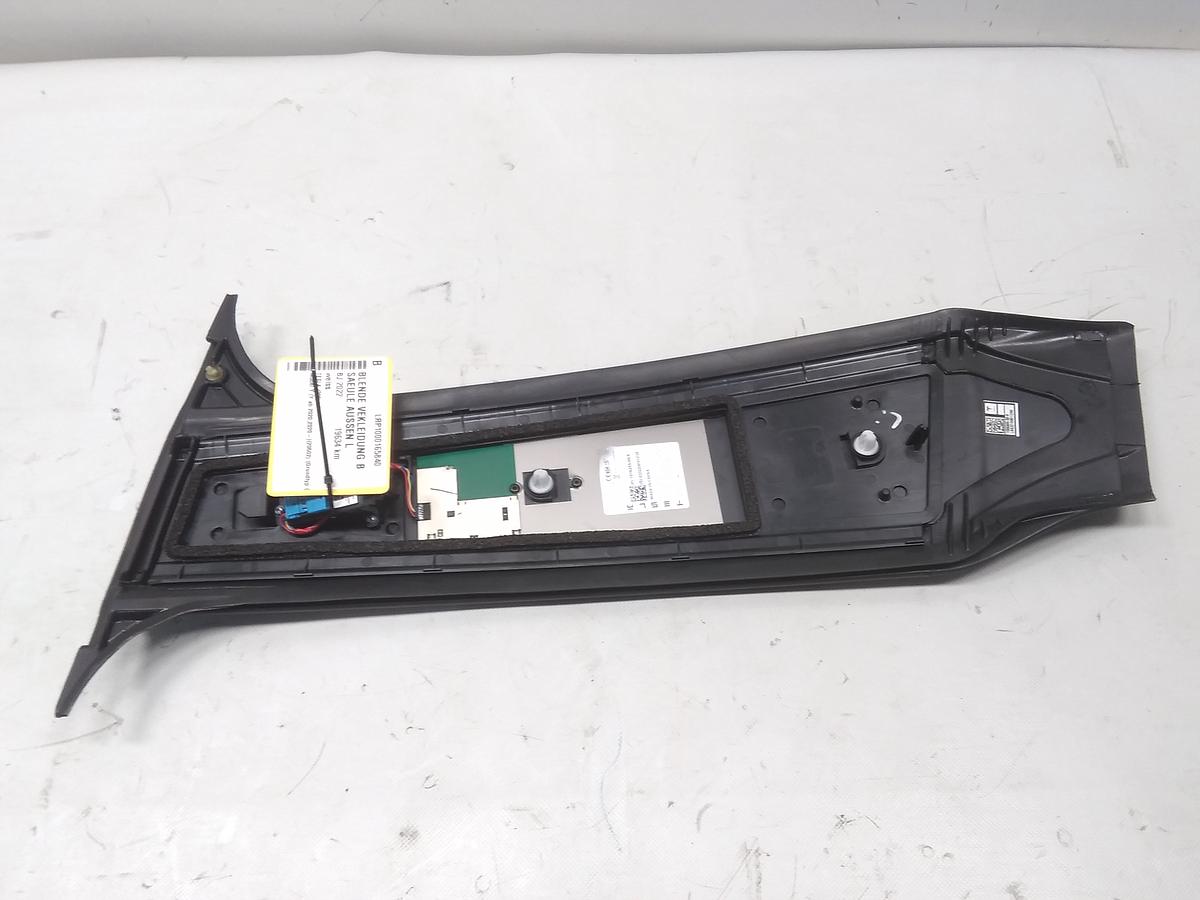 Tesla Model Y original Glasabdeckung Blende B S&auml;ule links mit Kamera 149424000A