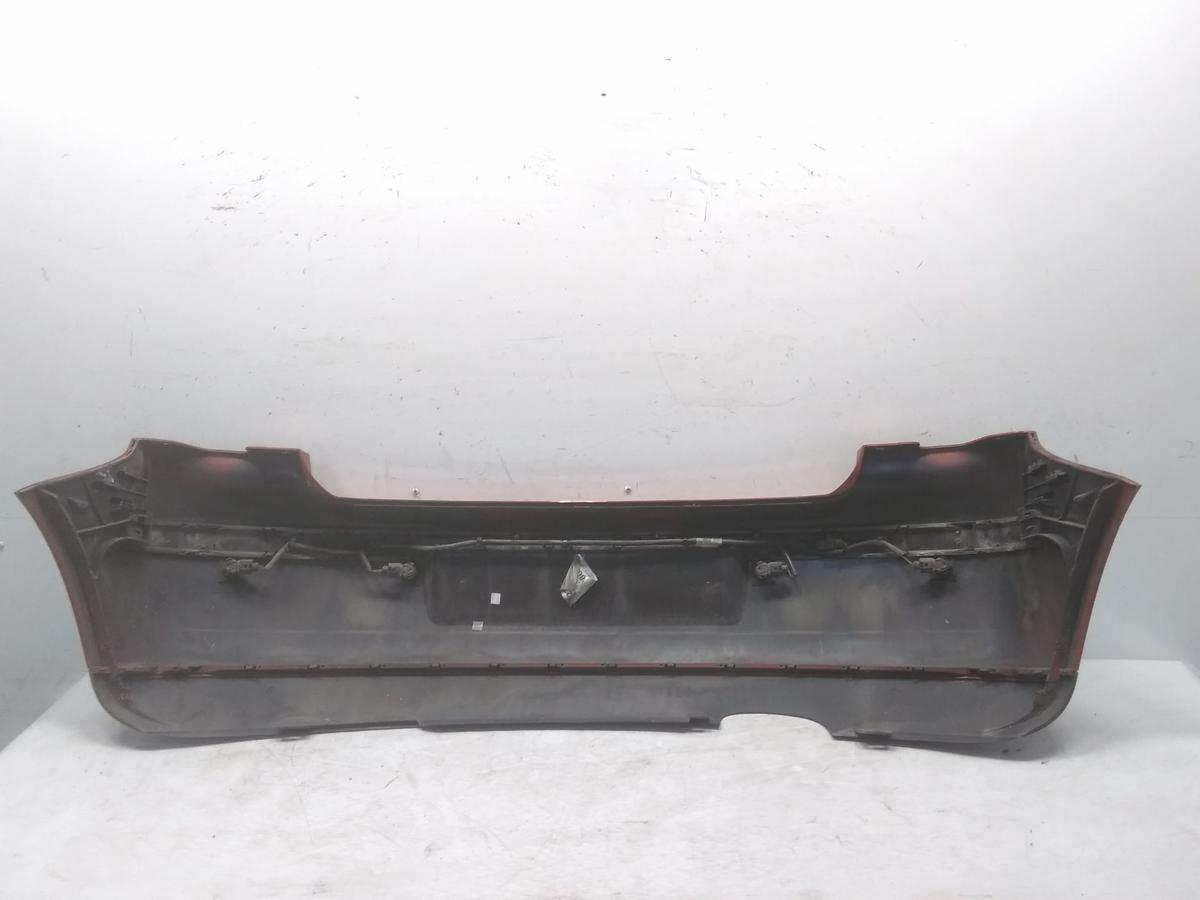 VW Polo 9N3 orig. Stoßstange Stoßfänger hinten PDC copperorangemet. LA2W BJ2006