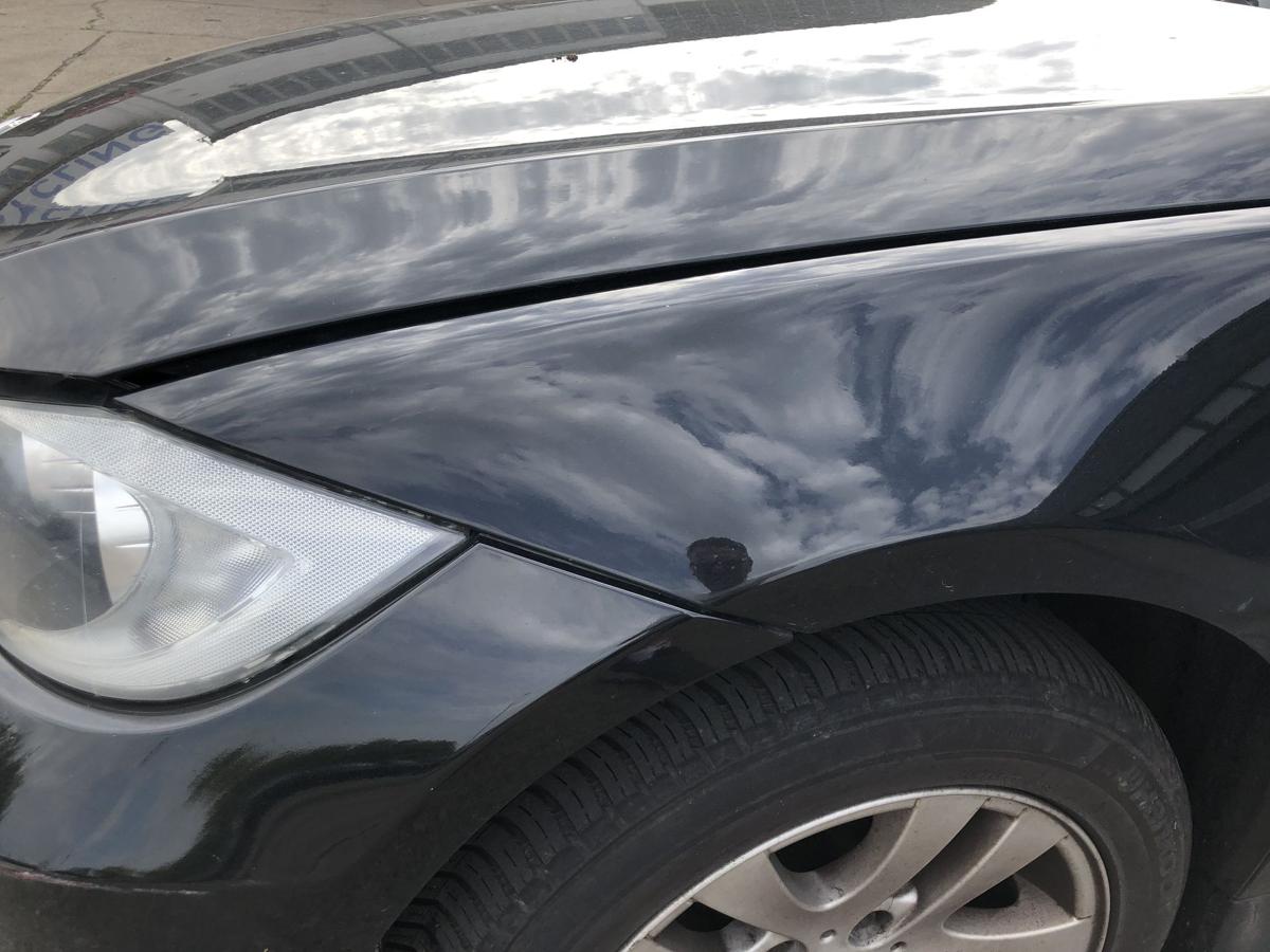 BMW 3er E90 E91 Kotflügel vorn links Fahrerseite schwarz II 668