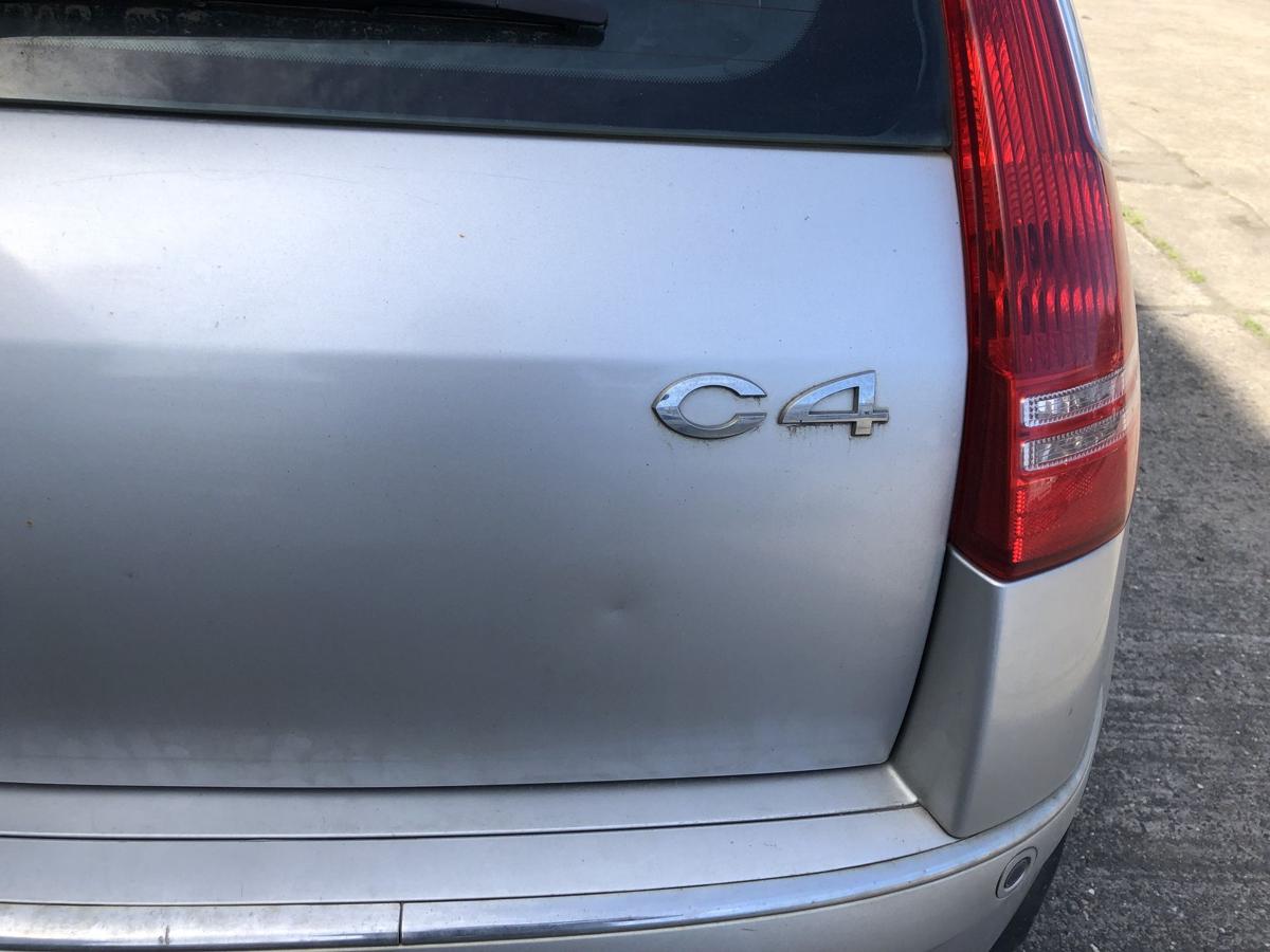 Citroen C4 Typ L Heckklappe mit Heckscheibe 5 t&uuml;rig Rohbau EZR Aluminium Grau