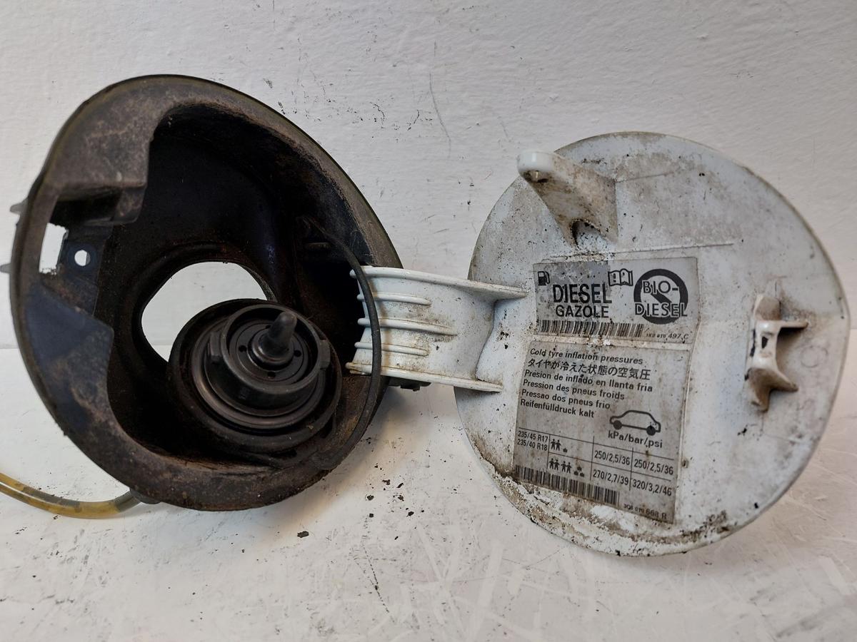 VW Passat CC Tankklappe Tankdeckel Tankverschuss LB9A Candywei&szlig;