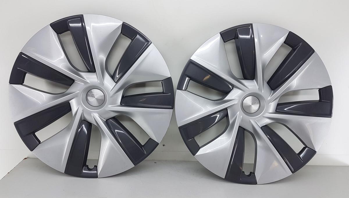 Tesla Model Y Satz Radkappen Radzierblenden 19 Zoll Bj2022 1044235-00-C