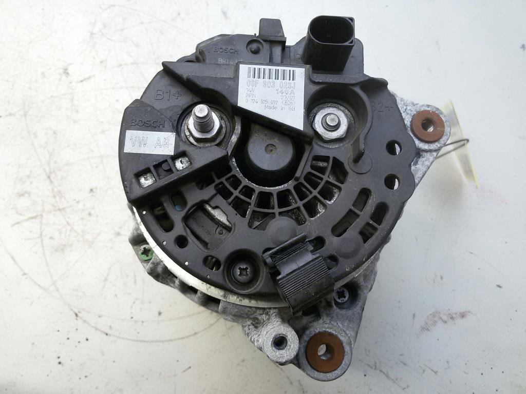 VW Sharan 7M9 BJ2007 original Lichtmaschine Generator 140A 0124525092 BOSCH 2.0TDI 103kw BRT