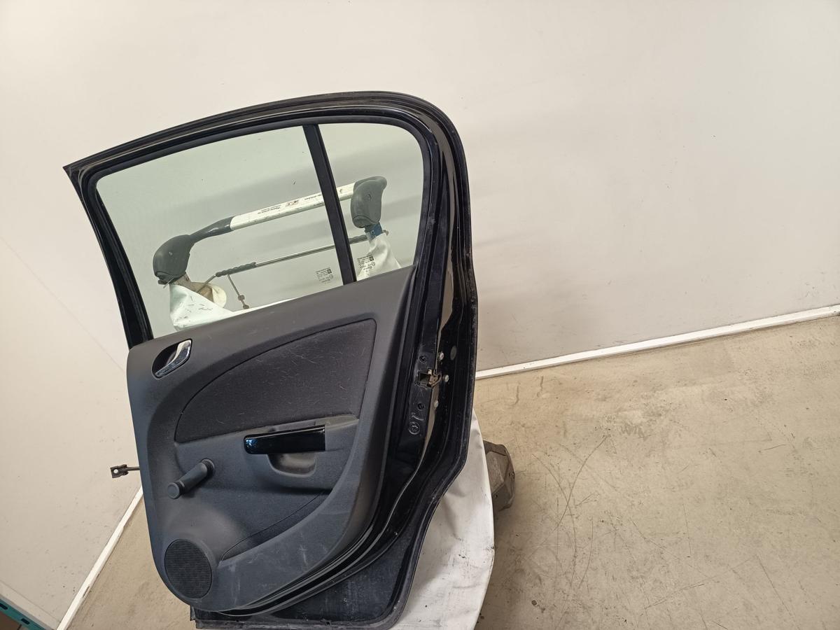Opel Corsa D orig Tür hinten rechts Türer Beifahrerseite Z20R-Schwarz Bj 2007