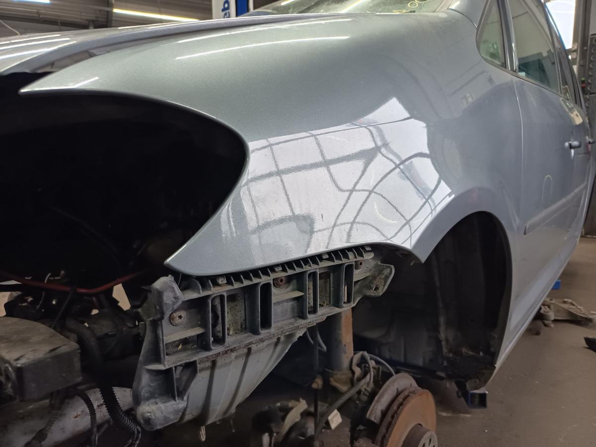 VW Touran 1T3 GP original Kotfl&uuml;gel links Seitenteil R7N Mountaingrey Bj 2010