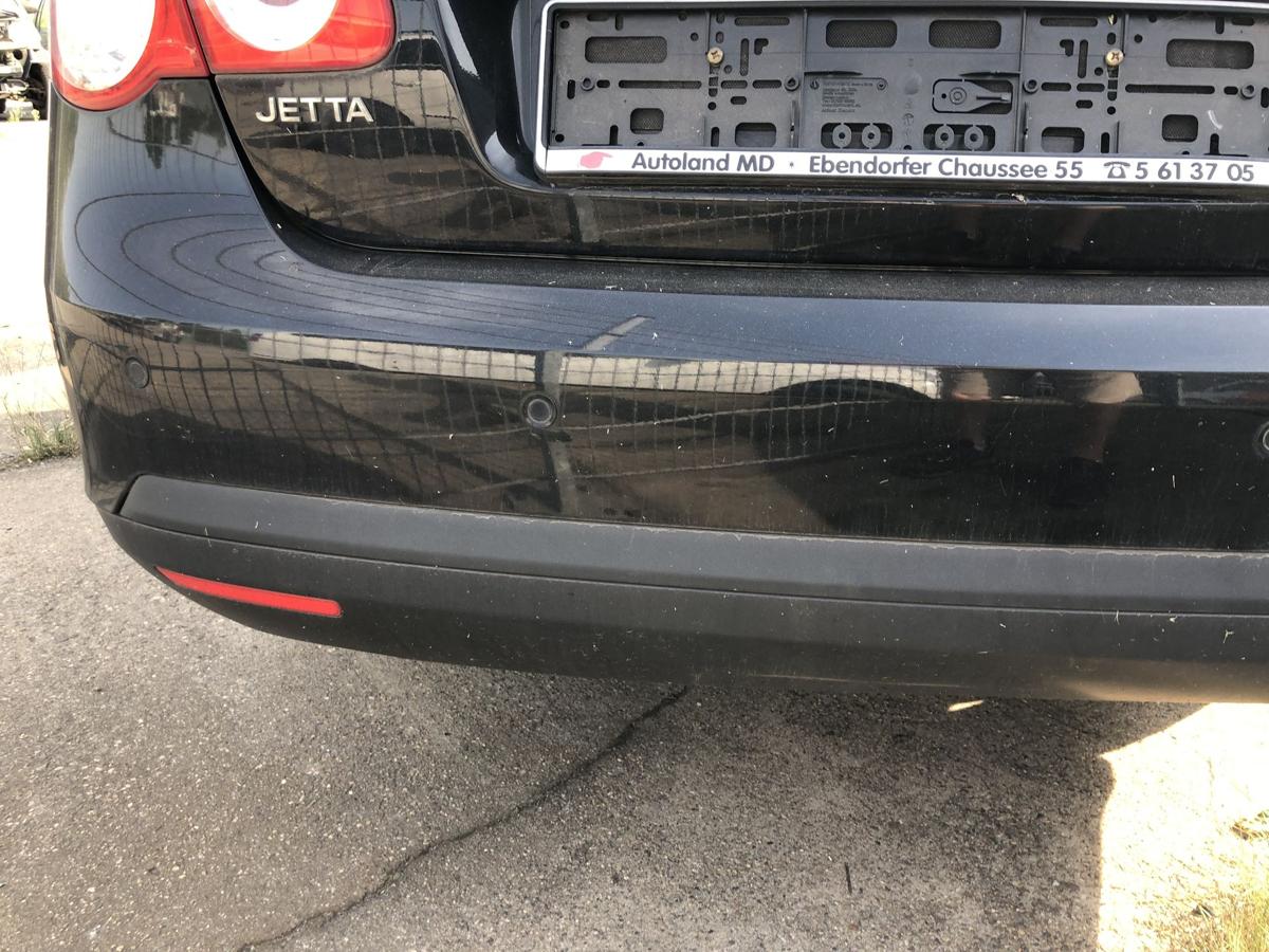 VW Jetta 1K Stoßfänger hinten Heckschürze Heckstoßstange mit PDC LC9X Deep Black