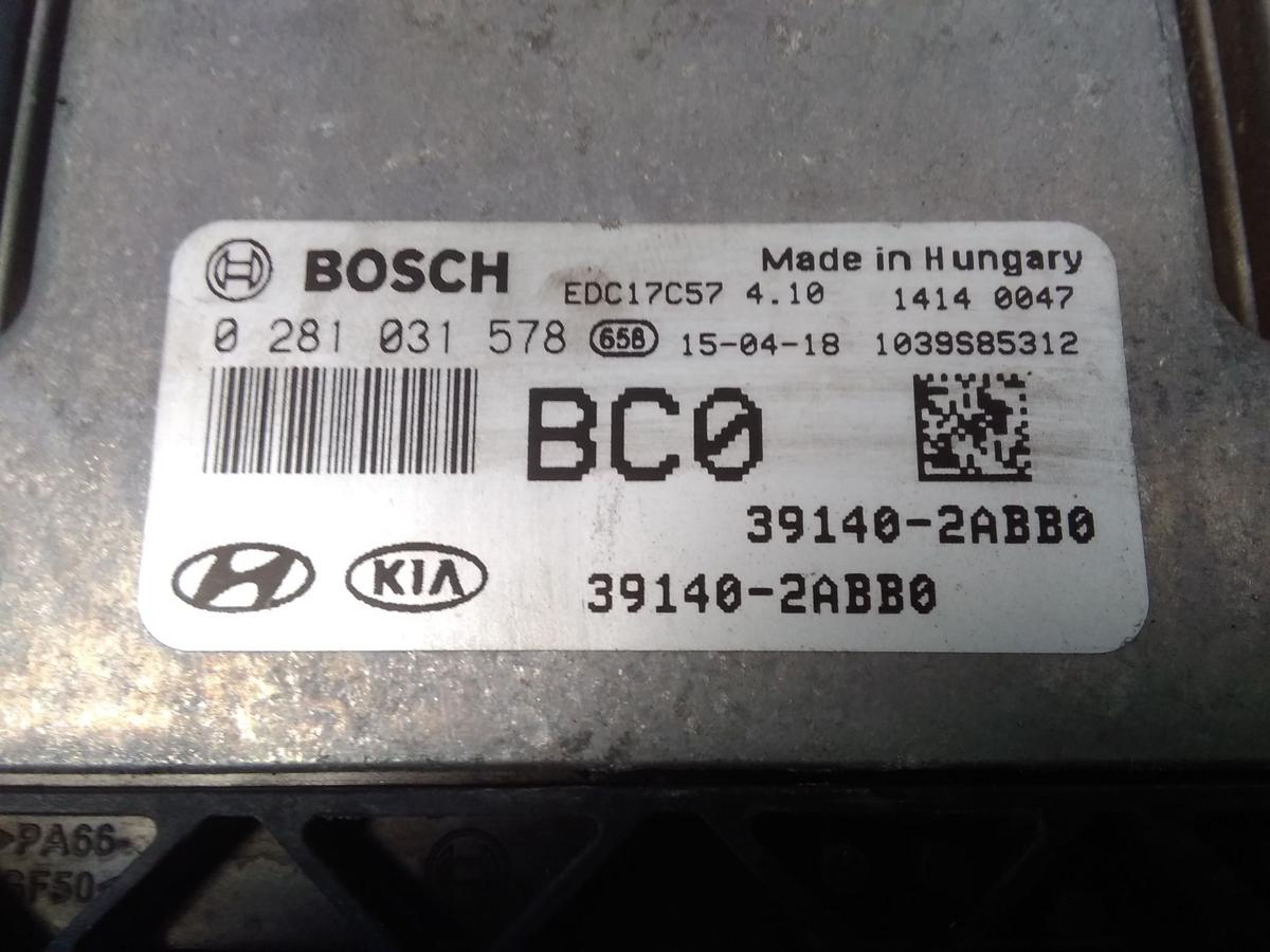 Hyundai i30 GD Motorsteuerger&auml;t 1.6CRDi 100kw D4FB BJ2015 391402ABB0