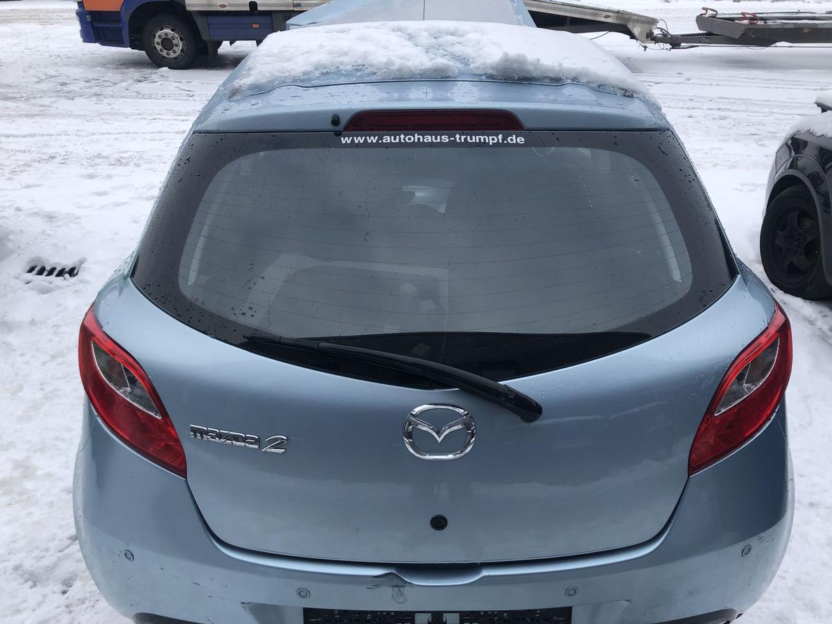 Mazda 2 Typ DE Heckklappe mit Scheibe Rohbau Kofferraumklappe 33Y Icy Blue Met
