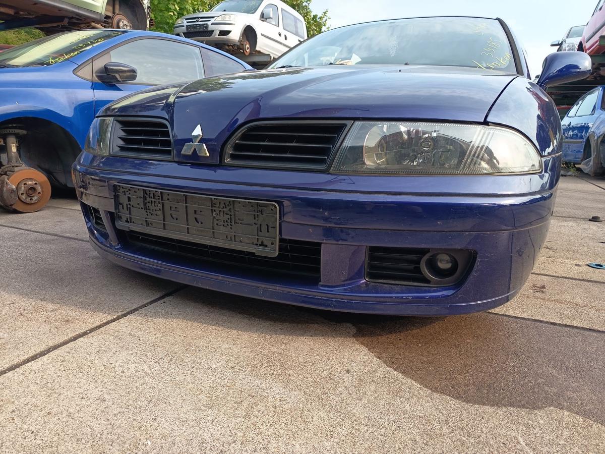 Mitsubishi Carisma original Stoßstange vorn Facelift ab 2002 dunkelblau metallic
