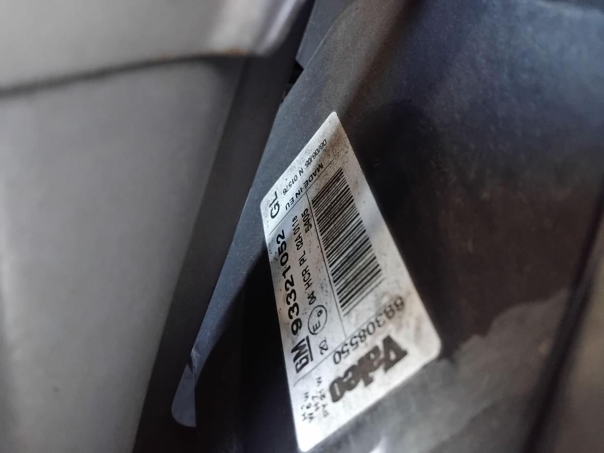 Opel Meriva A original Scheinwerfer vorn links Halogen mit LWR BJ2006 93321052