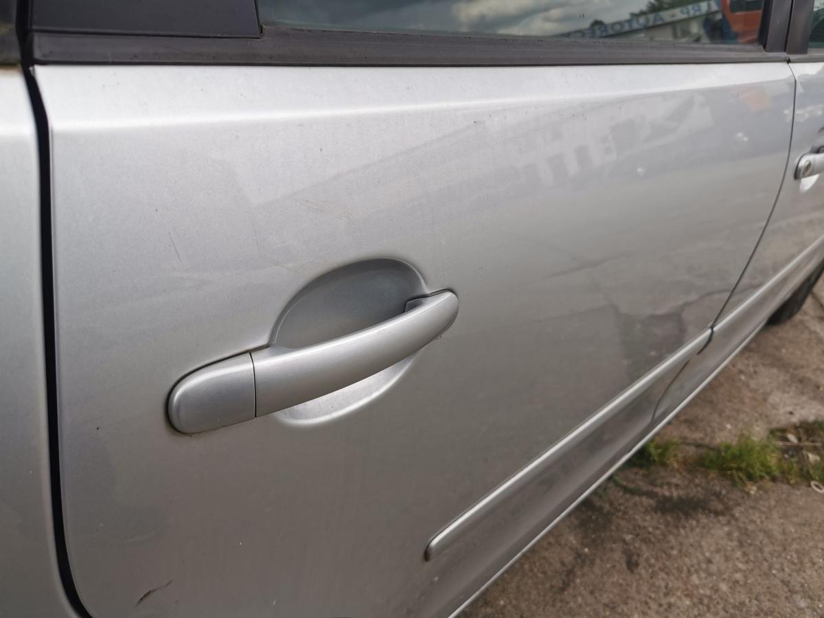 VW Polo 9N1 Tür Autotür Rohbautür Fondtür hinten rechts LA7W Reflexsilber met