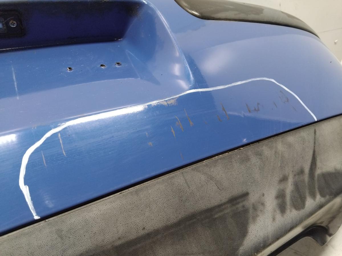 VW Golf 4 1J original Sto&szlig;stange Sto&szlig;f&auml;nger hinten LW5Z Jazz Blue Flie&szlig;heck BJ01