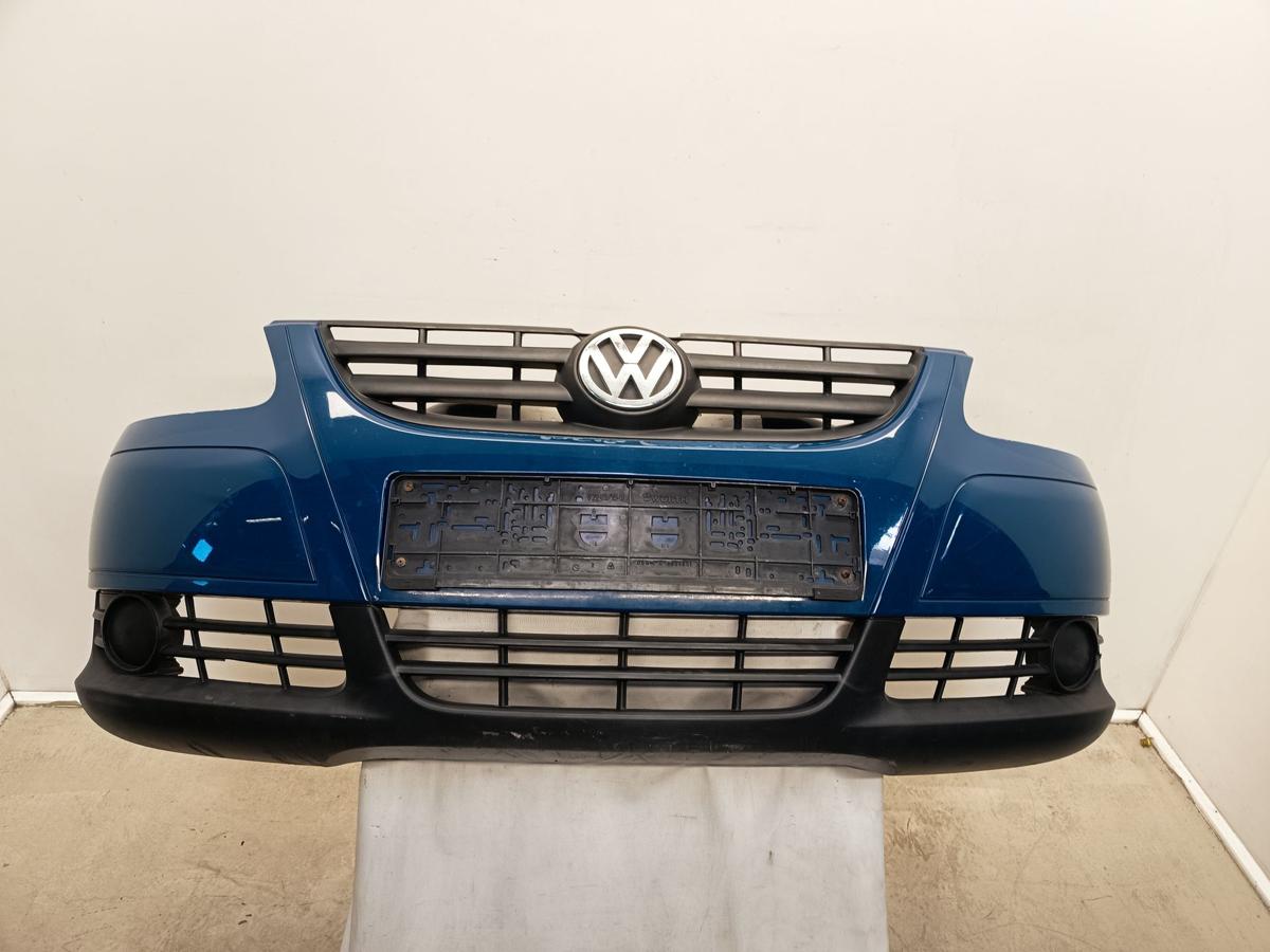 VW Fox original Stoßfänger Stoßstange vorn LL5M Indienblau Bj 2005
